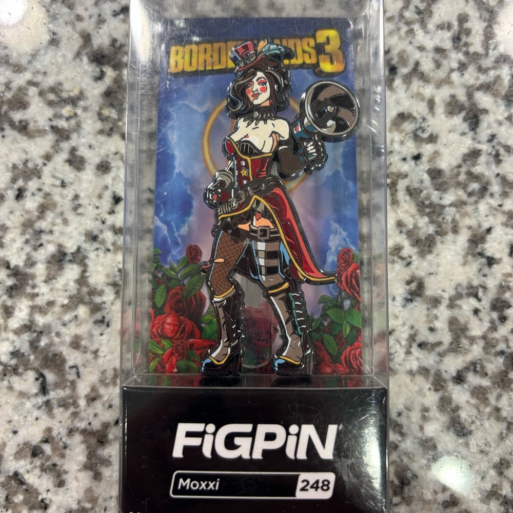 FiGPiN Moxxi Trading Card - Red and Brown